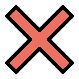 X mark icon