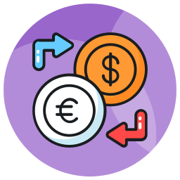 Currency exchange icon