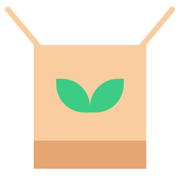 Eco bag icon