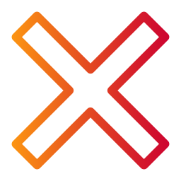x-markering icoon