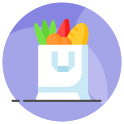 Grocery bag icon