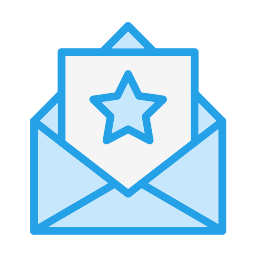 Starred message icon