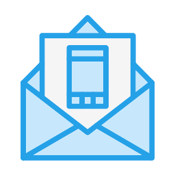 Mobile mail icon