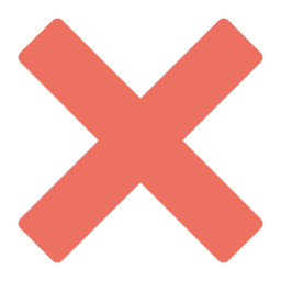 x-markering icoon
