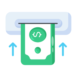 현금 인출 icon
