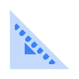 Ruler-triangle icon