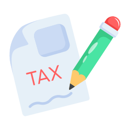 factura de impuestos icono