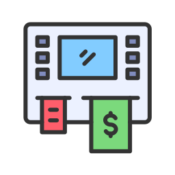 現金自動預け払い機 icon