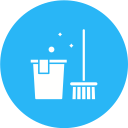 Cleaning tools icon