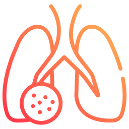 virus de los pulmones icono