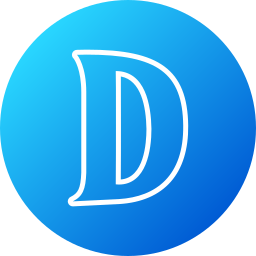 文字d icon