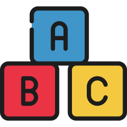 Toy blocks icon