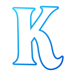 文字k icon