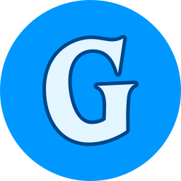 문자 g icon