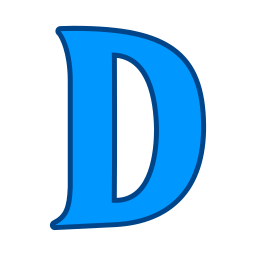 文字d icon