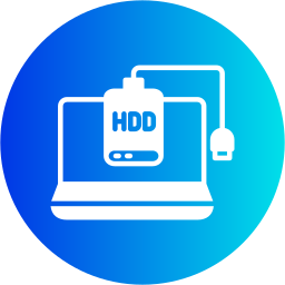 External hard drive icon