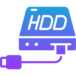 External hard drive icon