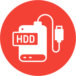 External hard drive icon