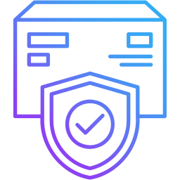 Parcel insurance icon