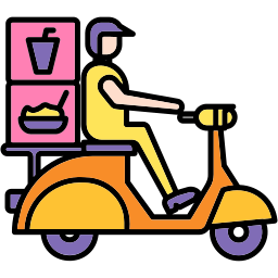 Food delivery icon