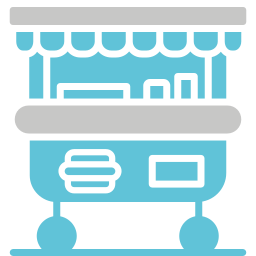 chariot alimentaire Icône