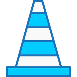 Traffic cone icon