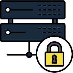 données sécurisées Icône