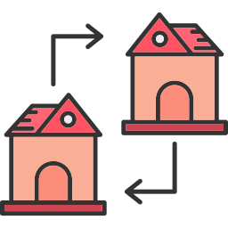 intercambio de casas icono