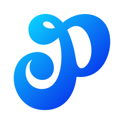 文字p icon