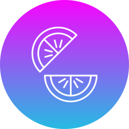 Orange slice icon