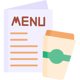 menu kawowe ikona