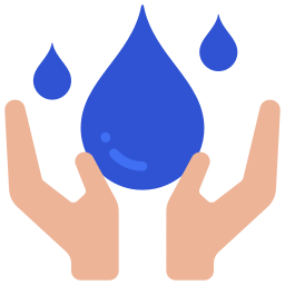 ahorrar agua icono