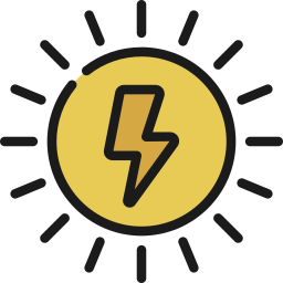 Solar power icon