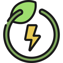 Eco energy icon