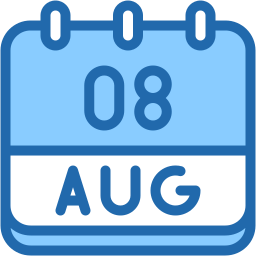 calendario mensual icono