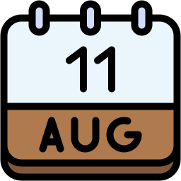 calendario mensual icono