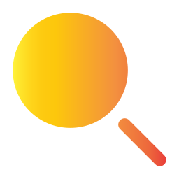 Magnifying lens icon