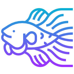 walcząca ryba ikona