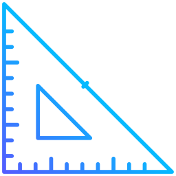Triangular scale icon