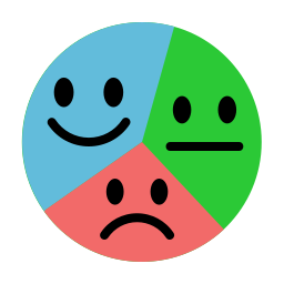 gráfico circular icono