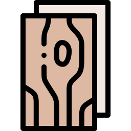 madera contrachapada icono
