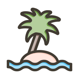 Пустынный остров иконка