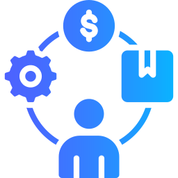 Supply chain icon