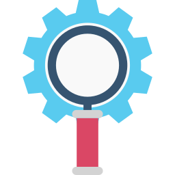 pictogram voor zoekinstellingen icoon
