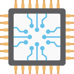 chip del processore icona