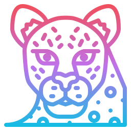 leopardo icono