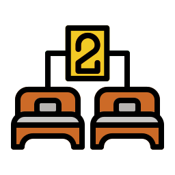 Two beds icon