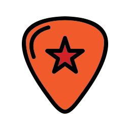 Guitar pick icon