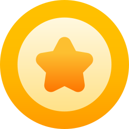 insignia de estrella icono