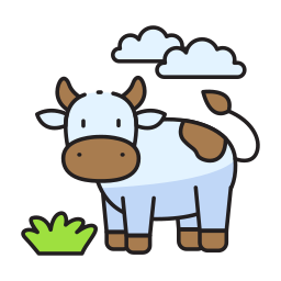 vaca icono